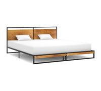 Bed Frame without Mattress Metal 180x200 cm Super King