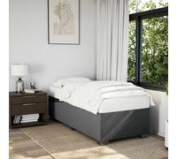 (black, 3ft single) vidaXL Bed Frame Bed Base Bedstead Mattress Foundation Dark GreyÂ Double Fabric