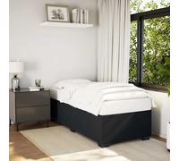 (black, 3ft single) vidaXL Bed Frame without Mattress Bed Base Bedstead Mattress Foundation Velvet