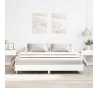 vidaXL Bed Frame without Mattress White 160x200cm Engineered Wood