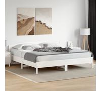 (white, 200 x 200 cm) vidaXL Bed Frame with Headboard Bed Base White 140x200 cm Solid Wood Pine