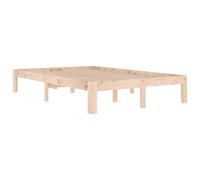 vidaXL Bed Frame without Mattress White 120x190cm Small Double