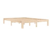 Bed Frame Wooden Bedstead Bed Base Mattress Foundation Solid Wood Pine vidaXL
