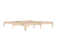Bed Frame Wooden Bedstead Bed Base Mattress Foundation Solid Wood Pine vidaXL