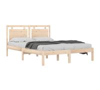 Bed Frame Wooden Platform Bed Bedstead Bedroom Bed Base Solid Wood vidaXL