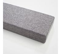Bed Gap Filler Bed Bridge Pillow Custom Size, Bolster Close The Gap Between Headboard Wall or Foot Board for Twin to King Bed, Washable Armrest Cushion,120 * 10 * 10cm,Grey