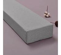 Bed Gap Filler, Custom Size Bed Bridge Close Seam Filler Headboard Pillow Stopper Armrest Support Cushion with Removable Cover for Sofa King/Queen Bed,180 * 10 * 12cm,Grey