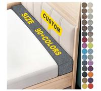 Bed Gap Filler for Full Mattress, Eadboard Gap Filler King, Mattress Extender Filler for Headboard Gap, Custom Size Bed Gap Filler (Black, Custom Size)