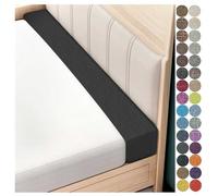 Bed Gap Filler for Full Mattress, Eadboard Gap Filler King, Mattress Extender Filler for Headboard Gap, Custom Size Bed Gap Filler (Black, 150x10x5cm)