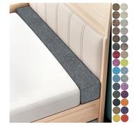 Bed Gap Filler for Full Mattress, Eadboard Gap Filler King, Mattress Extender Filler for Headboard Gap, Custom Size Bed Gap Filler (Dark Gray, 150x15x8cm)
