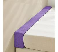 Bed Gap Filler for Full Twin Queen King, Custom Size Mattress Extender Closes the Seam Headboard Armrest Support Pillow (Purple)