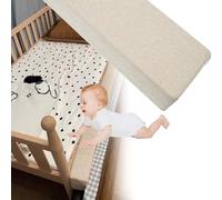 Bed Gap Filler for Headboard,King Queen Crack Wedge for Mattress Extension On Wall Side Space,Rectangle Sponges Cushion Bolster Armrest(150x5x8cm/58.5x2x3.1")