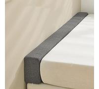 Bed Gap Filler for Single Twin Queen Size Mattress Extender, Headboard Wall or Foot Board Pillow to Close the Gap, Removable Cover Bed Bridge (180x20x15cm,Dark Gray)