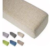 Bed Gap Filler,Queen/King Bed Gap Filler Pad, Washable Wedge Pillow & Mattress Extender, Removable Bed Bridge for Side/End of Bed (Beige, 72x5x4 cm) - Perfect for Couples & Comfort Seekers