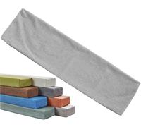 Bed Gap Filler Removable Cover 120/135/140/180/200, Mattress Extender Foam Protective Covers with Zipper, Only 1 Pillow cover(Light Grey,100x20x20cm)