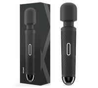 Bed Geek Wand Massager - Vibrator, Sex Toy, Vibraters4 Women Toy, Adult Toy, Men & Women, Black Dildo, Wand Vibrator, Womens Sex Toys, Includes Travel Bag (Black)