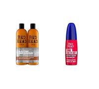 Bed Head by TIGI - Colour Goddess Shampoo and Conditioner Set & Bed Head by TIGI - Some Like It Hot Heat Protection Spray - For Hair Straightening, Curling and Drying Tools - 100 ml