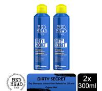 Bed Head by TIGI Dirty Secret Dry Shampoo For Instant Hair Refresh 300ml, 2pack