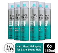 Bed Head by TIGI Hard Head Hairspray for Extra Strong Hold 385ml, 3 Pack