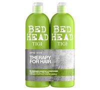 Bed Head by TIGI Re-Energize Shampoo & Conditioner Set - Deep Clarifying & Hydrating Smooth Hair Treatment, Strengthening, Shine Boosting, Colour-Safe, Professional Salon Care for All Hair Types