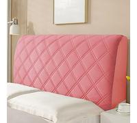 Bed Head Cover double/superking/super king bed back cover, Soft Velvet Cotton Quilted Bed Headboard Slipcover Single Double Wooden Leather Fabric Bed Backrest Protector Headboards Cover Bedroom Decora