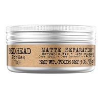 Bed Head For Men by TIGI - Matte Separation Workable Wax - Professional Firm Hold Hair Wax - Hair Styling Product Formulated With Beeswax - For Short
