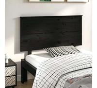 (black, 124 x 6 x 82.5 cm) vidaXL Bed Headboard Home Bedroom Decorative Bed Header Panel Solid Wood Pine