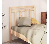 Bed Headboard 95x4x100 cm Solid Wood Pine