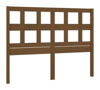 vidaXL Bed Headboard – Decorative Solid Pine Panel, Grey 125.5x4x100 cm