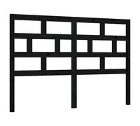 (black, 166 x 4 x 100 cm) vidaXL Bed Headboard Bedroom Bed Header Decorative Headboard Solid Wood Pine