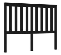 vidaXL Bed Headboard 141x6x101 cm Solid Wood Pine (818515), Brown