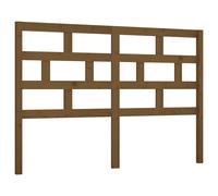 vidaXL Bed Headboard 141x4x100 cm Solid Wood Pine UK