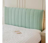 Bed headboard cover,Adjustable Bed Head Cover,Headboard Cover,Stretch Headboard Protector,Anti-Stain Bedhead Cover,Washable Headboard Liner,for Easy Removal,For Bedroom Decoration(Green,80*180cm)