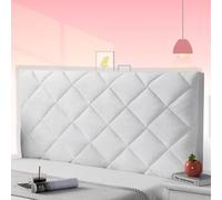 Bed Headboard Cover Slipcover Padded Headboard Cover Headboard Headboard Slip Cover Cushion Slip Cover Padded Headboard Dustproof Bedroom Decoration,white-100cm