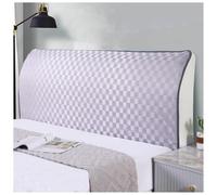 Bed Headboard Cover, Thickened Washable Protector, Cushioned Full Cover with Elastic, Fits Single/Double Bed, 200cm