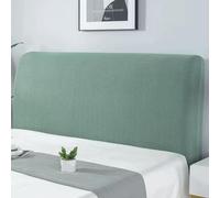 Bed Headboard Covers Slipcover, Nordic Style Stretch Headboard Covers for King/Single/Double Bed, Dustproof Protector Decor Bed Head Cover for Wood/Leather/Upholstered Headboard(190-205cm,Green)
