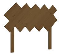 Vidaxl Bed Headboard Honey Brown 104X3X80.5 Cm Solid Wood Pine, Brown