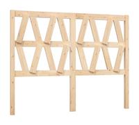 (brown, 141 x 4 x 100 cm) vidaXL Bed Headboard Home Bedroom Decorative Bed Header Panel Solid Wood Pine