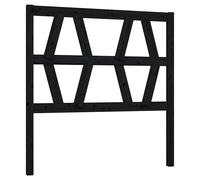 (grey, 81 x 4 x 100 cm) vidaXL Solid Wood Pine Bed Headboard Wooden Bed Header Multi Colours/Sizes