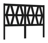 vidaXL Bed Headboard Honey Brown 126x4x100 cm Solid Wood Pine