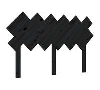 Vidaxl Bed Headboard Honey Brown 132X3X81 Cm Solid Wood Pine, Brown