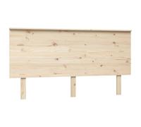 Bed Headboard Home Bedroom Decorative Bed Header Panel Solid Wood Pine vidaXL