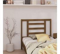 Bed Headboard Honey Brown 96x4x100 cm Solid Wood Pine Berkfield Home Brown One Size