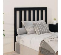 (black, 96 x 6 x 101 cm) vidaXL Bed Headboard Bedroom Bed Header Decorative Headboard Solid Wood Pine