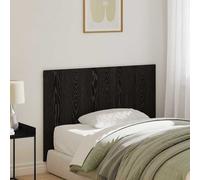 Bed Headboard Wall-mounted Black Oak Engineered Wood