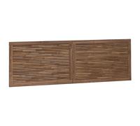 vidaXL Bed Headboard Natural Solid Teak Wood