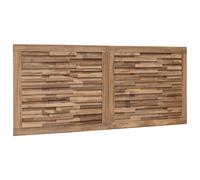 vidaXL Bed Headboard Natural Solid Teak Wood
