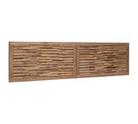 vidaXL Bed Headboard Natural Solid Teak Wood