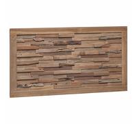 vidaXL Bed Headboard Natural Solid Teak Wood