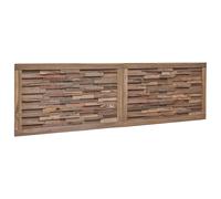 vidaXL Bed Headboard Natural Solid Teak Wood